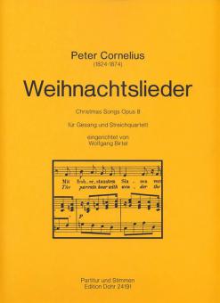 Weihnachtslieder op. 8 