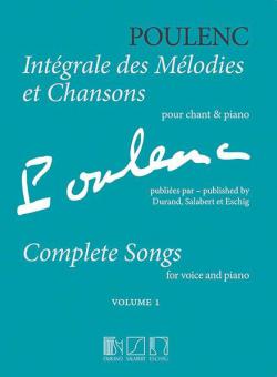 Intégrale des Melodies et Chansons Vol. 1 