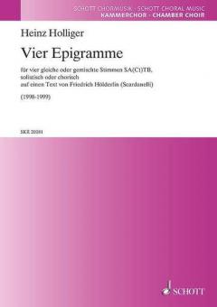 Vier Epigramme Standard