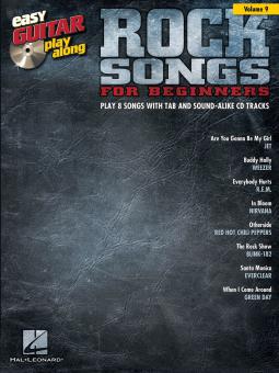 Easy Guitar Play-Along Vol. 9: Rock Songs For Beginners 