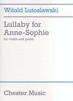 Lullaby For Anne-Sophie 