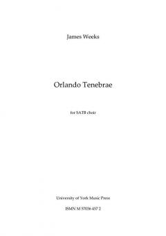 Orlando Tenebrae 