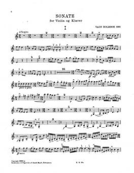 Sonate For Violin Og Klaver 