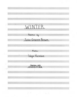 Winter Op.181 for Soprano Solo And Choir 