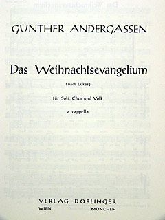 Das Weihnachtsevangelium nach Lukas 