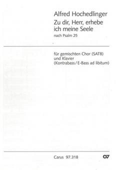 Zu dir, Herr, erhebe ich meine Seele - Psalm 25 