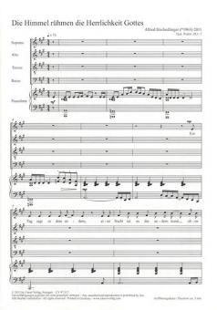 Die Himmel rühmen die Herrlichkeit - Psalm 19 