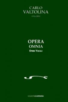 Opera Omnia - opere vocali 
