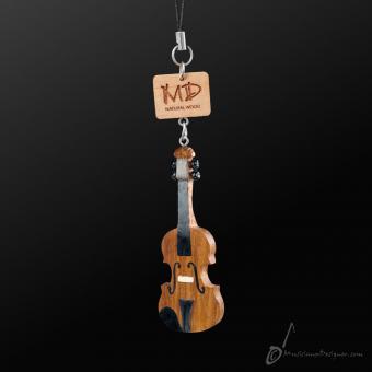 Anhänger Violine 3D (Holz) 