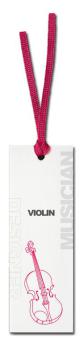 Lesezeichen Violine (rot) 