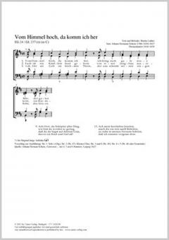 Vom Himmel hoch, da komm ich her Standard