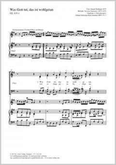 Was Gott tut, das ist wohlgetan G-Dur BWV 75, 7 Standard