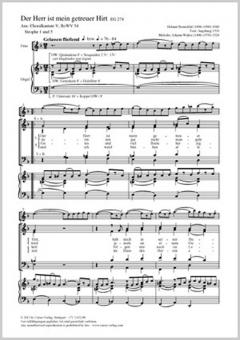 Der Herr ist mein getreuer Hirte BoWV 54 Standard
