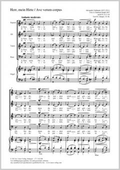 Herr, mein Hirte C-Dur Standard