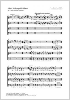 Alma redemptoris mater a-Moll Standard