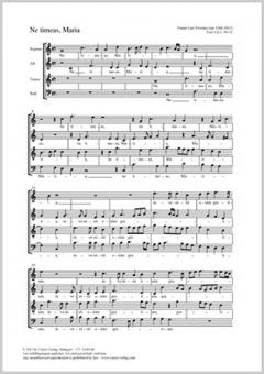 Ne timeas, Maria C-Dur Standard