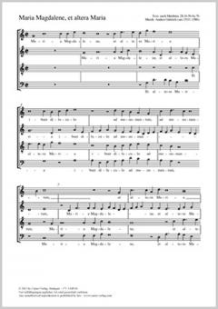 Maria Magdalene, et altera Maria C-Dur Standard
