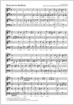 Sicut cervus desiderat A-Dur Standard