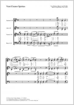 Veni Creator Spiritus D-Dur Standard