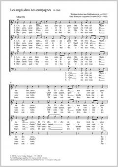 Les anges dans nos campagnes G-Dur Standard
