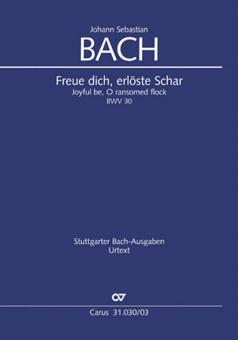 Freue dich, erlöste Schar BWV 30 Standard