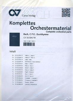 Dank-Hymne der Freundschaft deest 