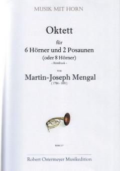 Oktett für 6 Hörner und 2 Posaunen (oder 8 Hörner) (Erstdruck) (1820) 