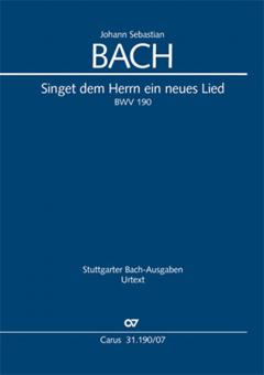 Singet dem Herrn ein neues Lied BWV 190 