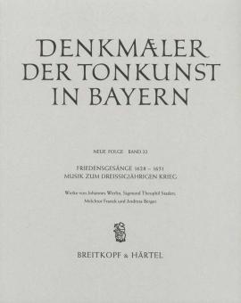 Friedensgesänge 1628-1651 'Musik zum 30jährigen Krieg' 