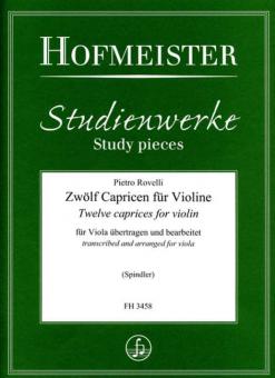 12 Capricen für Violine 