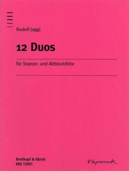 12 Duos für Sopran- und Altblockflöte 