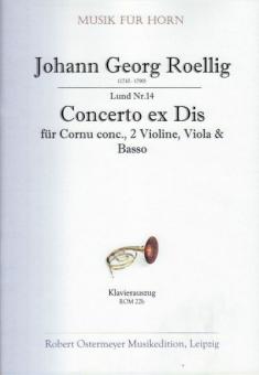 Concerto ex Dis für Cornu concertato, 2 Violinen, Viola & Basso Es-Dur (Erstdruck) 
