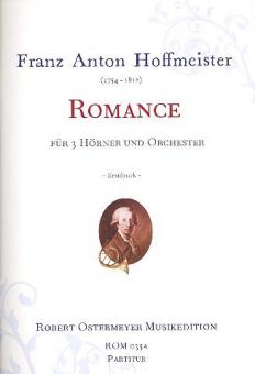 Romance für 3 Hörner und Orchester Es-Dur (Erstdruck) 