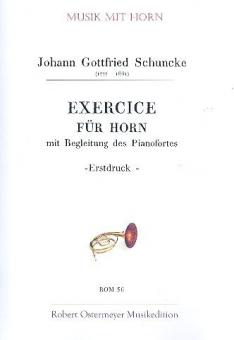 Exercice für Horn mit Begleitung des Pianofortes E-Dur (Erstdruck) 