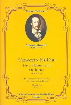 Concerto für 2 Hörner und Orchester Es-Dur (Murray C 56, Neuausgabe) 