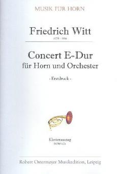 Concert E-Dur für Horn und Orchester (Erstdruck) 