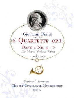 6 Quartette op. 1 Band 2, Nr. 4-6 für Horn, Violine und Basso 