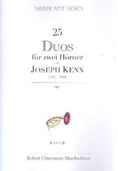 25 Duos für 2 Hörner op. 2 