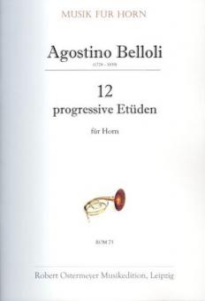 12 progressive Etüden für Horn 