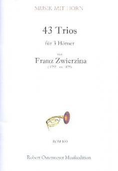 43 Trios für 3 Hörner 