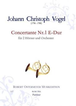 Concertante Nr. 1 für 2 Hörner und Orchester E-Dur (1785) 