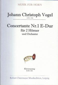 Concertante Nr. 1 für 2 Hörner und Orchester E-Dur (1785) 