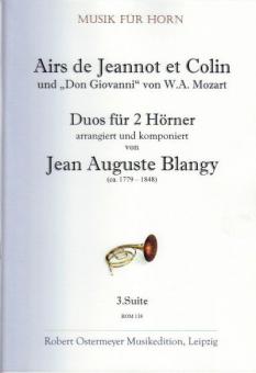 Airs de Jeannot et Colin und "Don Giovanni" von W.A. Mozart - 3. Suite 