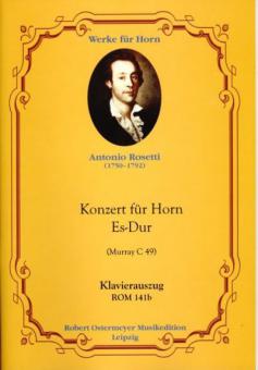 Konzert Es-Dur Murray C 49 (1779) für Horn und Orchester 