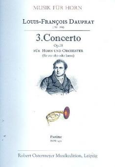 3. Concerto für Horn (Cor Alto oder Basso) und Orchester h-Moll op. 18 (1820) 