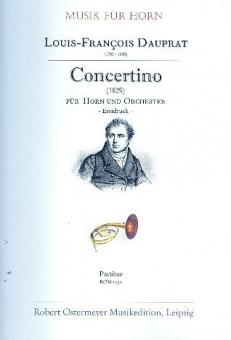 Concertino für Horn (Corno Mistro) und Orchester E-Dur (1825, Erstedition) 