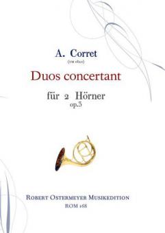 Duos concertant für 2 Hörner op. 3 (um 1815) 