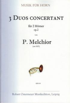 3 Duos concertant für 2 Hörner op. 2 (um 1815) 