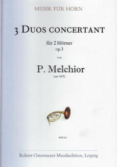 3 Duos concertant für 2 Hörner op. 3 (um 1815) 
