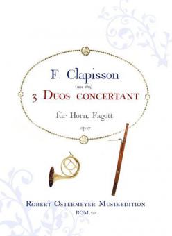 3 Duos concertant op. 27 